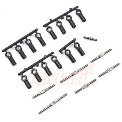 Yeah Racing 64 Titanium Turnbuckle set for Tamiya TA07, RC Car Upgrade Parts