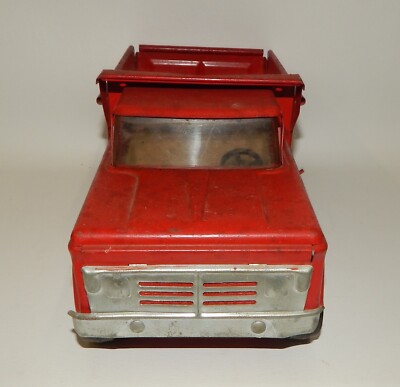 Vintage Structo 22 Pressed Steel Red Dump Truck Toy | eBay