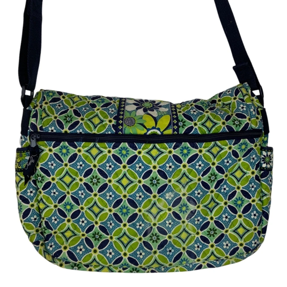 Vera Bradley Baroque Messenger Bag With Adjustable Strap & Multiple Pockets - Image 2 of 4