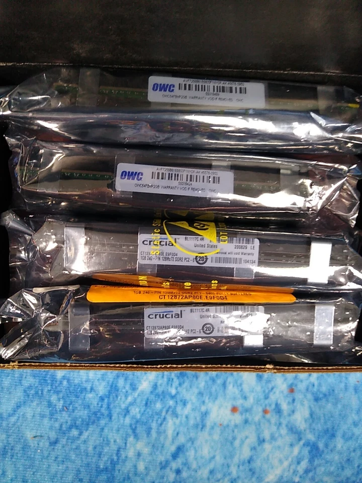 Crucial 4GB FB DIMM KIT (1GBx4) Pc2-6400 Mac Pro 2008 8 Core - Image 2 of 4