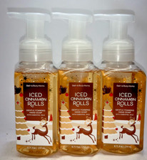 3 Iced Cinnamon Rolls Gentle Foaming Soap Bath Body Works Hand Soap 8.75 oz