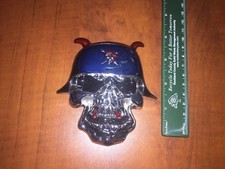 Skull Biker Belt Buckle bone Pirate Jolly Roger