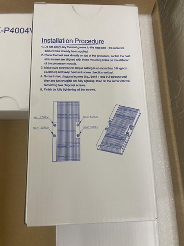SUPERMICRO 1 BOX OF 12 SNK-P4004V HEATSINKS - Afbeelding 3 van 5