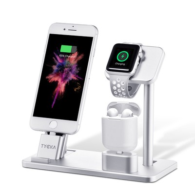 4in1 Charging Station Stand for Apple Watch + iPhone ...