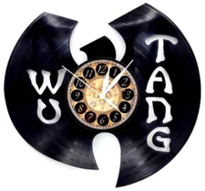 WU TANG | Vinyl Record Clock | Wall Art | FREE SHIPPING