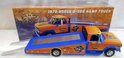 Xe Mô Hình 1970 Dodge D-300 Ram Ramp Truck 1:18 ACME ( Cam ) - Shop Xe