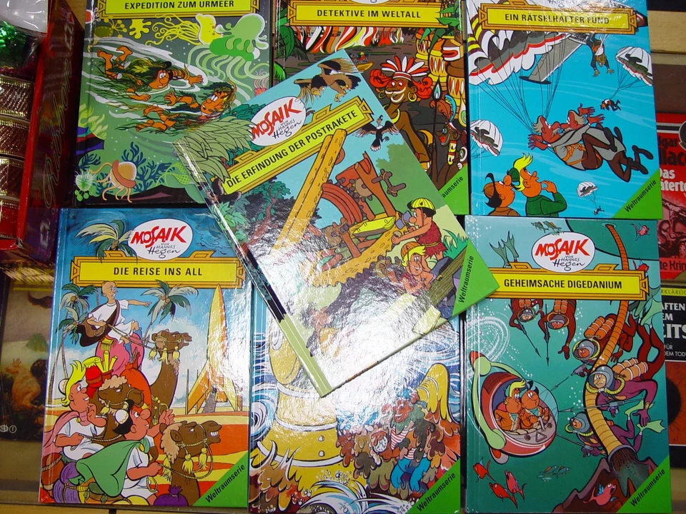 Hannes Hegen * Digedags * Einzelbände * Mosaikbücher *** Weltraum-Serie *** neu