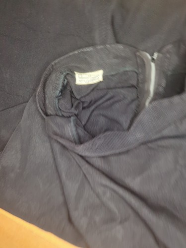 Vintage Antique Black Skirt 1930's-40's Hollywood Premiere Lyn Davis XS - Picture 10 of 12