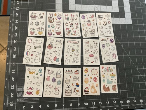 56 Sheets Of Easter Themed Temporary Tattoos, Party, Jesus, Easter Sunday - Picture 3 of 7
