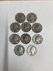Silver Washington Quarter Lot 10 Random 40’s Quarters