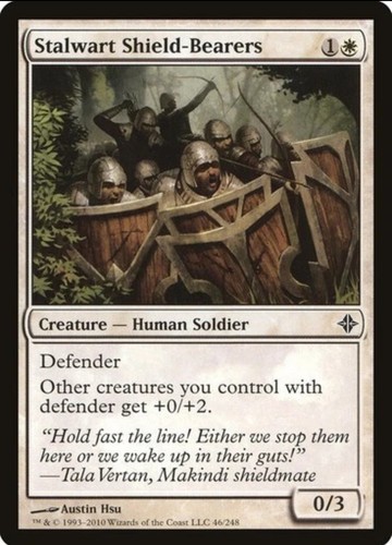 Stalwart Schildträger x1 Rise of the Eldrazi MTG Magic the Gathering Karte