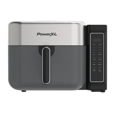 PowerXL AF4082-0BP-ID 8Qt AIRMAX Air Fryer with 6 Pre-sets, Gray