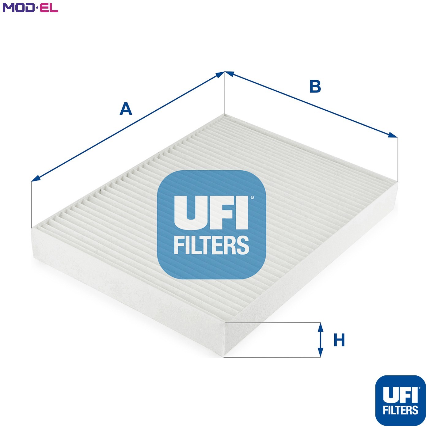 Cabin filter Particulate Filter 53.312.00 UFI for CHRYSLER DODGE LANCIA - Image 4