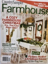 COUNTRY SAMPLER FARMHOUSE STYLE A COZY FARMHOUSE CHRISTMAS 2025 ISSUE
