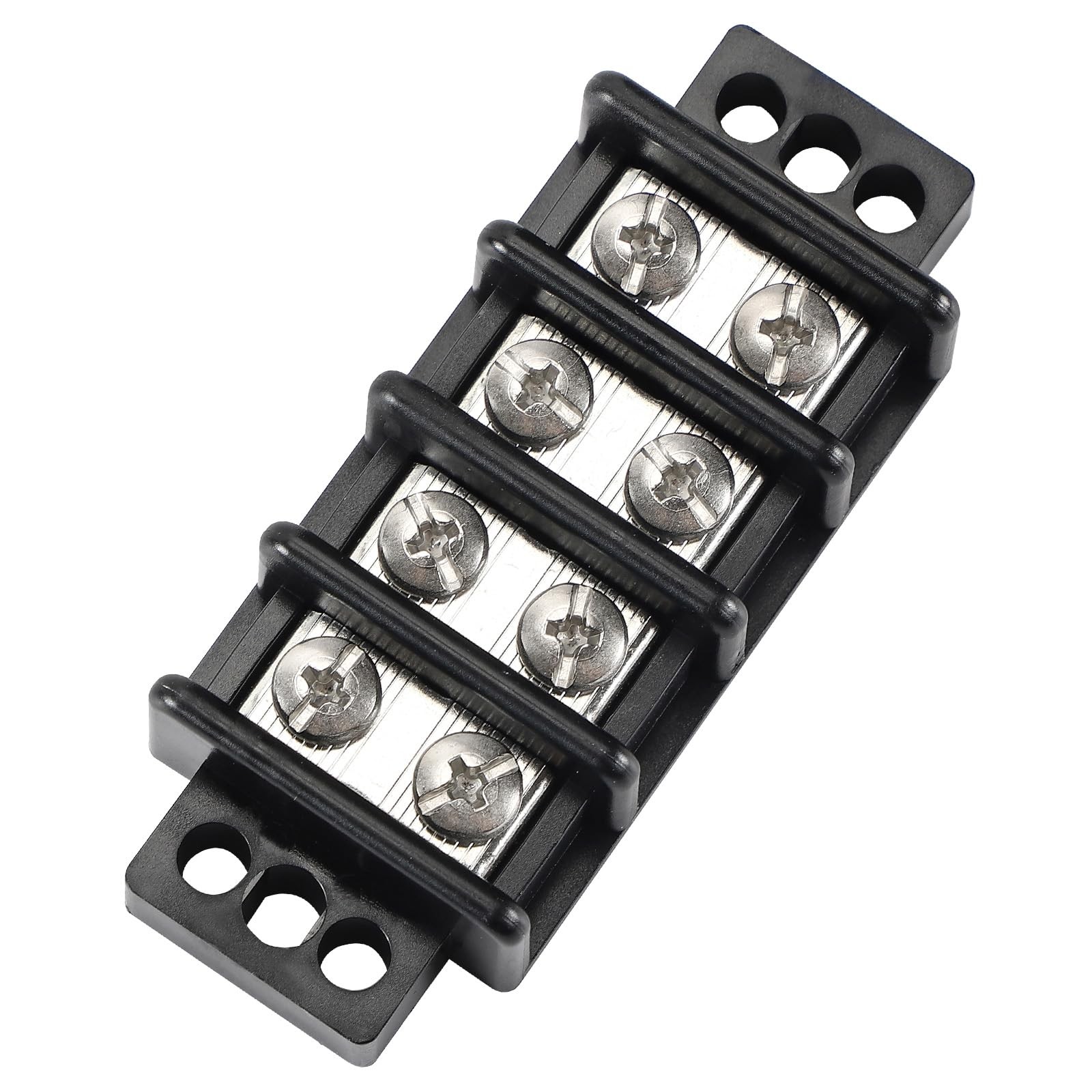 TBD Terminal Blocks Double Row Stainless Steel 4 Poles 1022 AWG 600V 30A