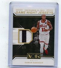 2024-25 PANINI NOIR #GNJ-DEM DeMAR DeROZAN PATCH SP #5/5, CHICAGO BULLS, 110725