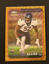 2024 Topps Chrome - Rookies Jonah Elliss #258 Gold Refractor SN:40/50 (RC)