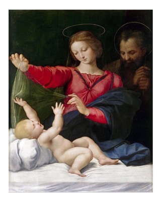 Renaissance Religi�se Wandkunst Raphael Gem�ldedruck Heilige Szene Wan