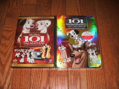 Brand New Sealed. Disney's 101 Dalmatians I & II set on DVD. 2 for 1 price.