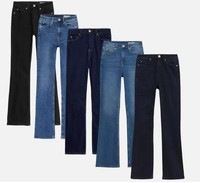 Womens M&S Bootcut Eva Stretch Jeans Denim Slim Boot Ladies Flare