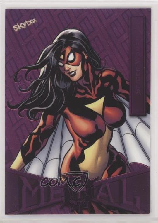 2022 Marvel Metal Universe Spider-Man Pink Light FX 61/75 Spider-Woman #87 g1z