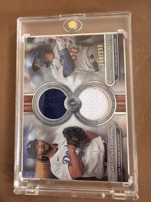 2024 Topps Tribute - Dual Relics Dual Players Clayton Kershaw, Mookie Betts...