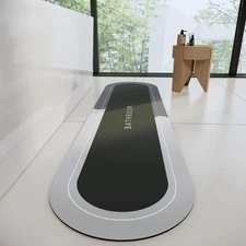 Modernized Magic Mat 17x70 Inch Water-Absorbent Quick-Drying Rubber Non-Slip ...