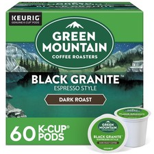 Green Mountain Coffee Roasters Black Granite, Keurig Single Serve K-Cup Pods,