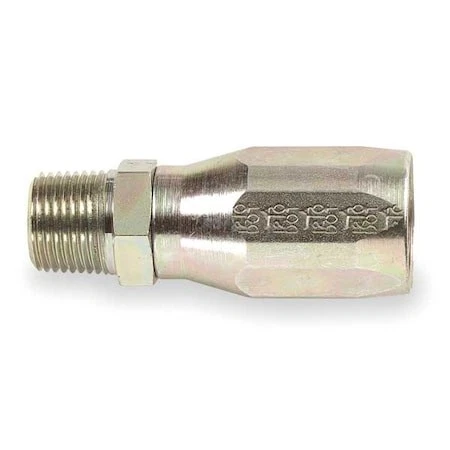 Eaton Aeroquip 4412-8-10S Hose Fitting,Hyd,Npt,Straight,1/2-14
