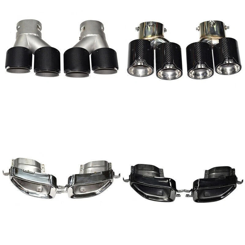 Carbon Fiber Double Exhaust Pipe Muffler For BMW G20 G21 G42 340 330 M240 340 - Bild 4 von 4