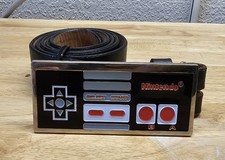 Nintendo NES Controller Buckle Black Men's Novelty Video Game Belt