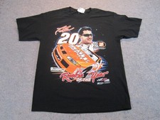 Vintage Joe Gibbs Racing Shirt Mens Large NASCAR Winston Cup Tony Stewart 90s