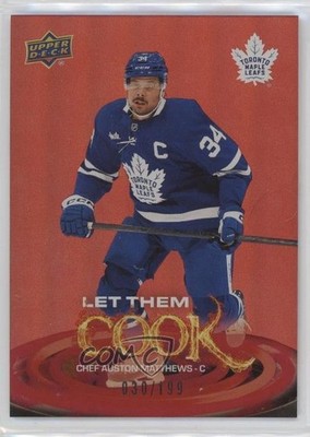 2025-26 Upper Deck Series 2 Let Them Cook Red /199 Auston Matthews #LTC-1 9uf