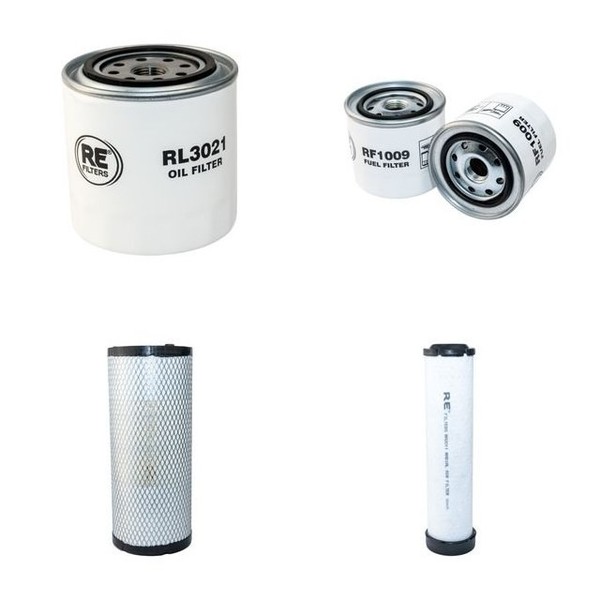 Filter Service KIT FüR Kubota M6800 SDT Air Oil Fuel Mit Kubota V3300-E Motor-image