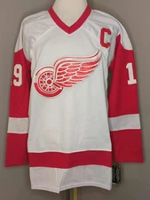 Steve Yzerman Detroit Red Wings White & Red "1984-2007 Throwback" CCM NHL Jersey