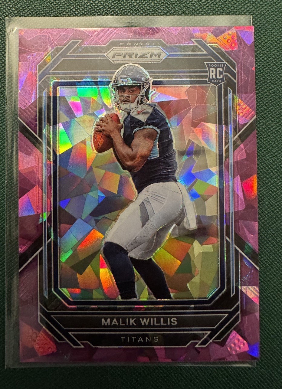 2022 Panini Prizm Malik Willis Purple Ice Prizm Rookie #303 Titans /225