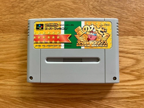 Kirby Super Deluxe SFC SNES JP Super Nintendo Famicom Super Star Kirby’s Fun Pak