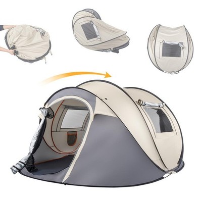 4 Person Camping Tents Easy Setup Tent Waterproof Family Beach With Carry Bag