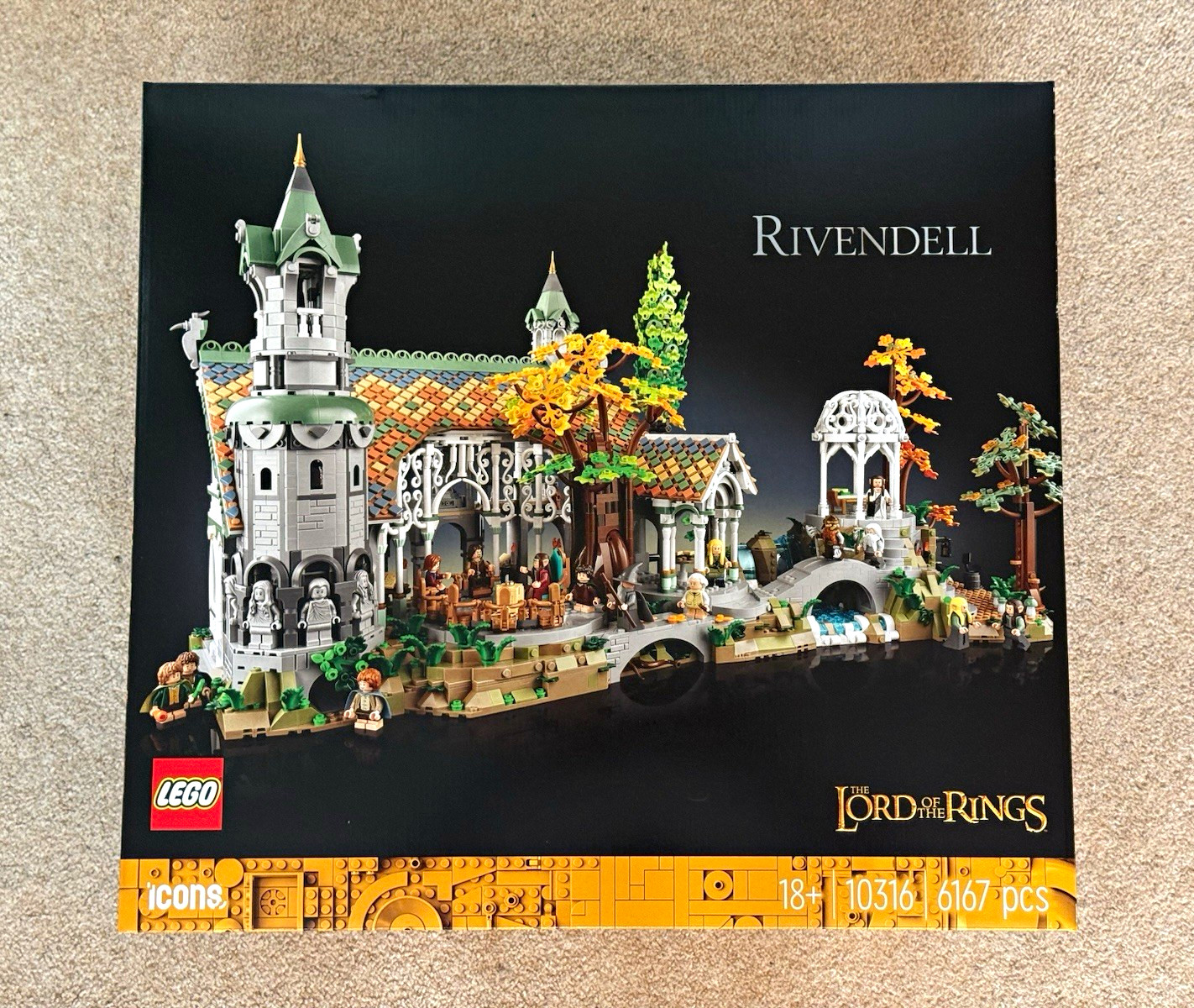 LEGO Icons Herr der Ringe Bruchtal 10316