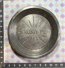 Vintage Crusty Pie #1 Pie Pan Perforated 9.5”
