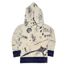 Mens KAPITAL KAPITAL Capital made in Japan all over pattern sweat parka size 0 h