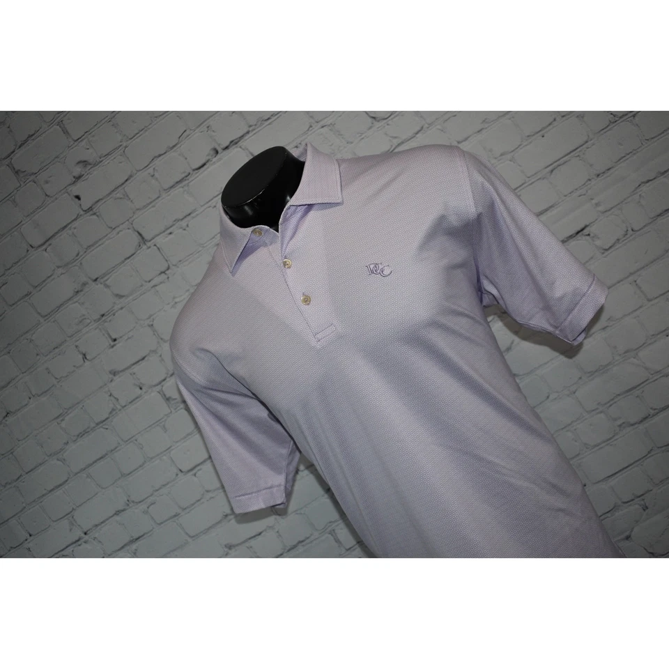 Camisa polo masculina Peter Millar tamanho grande golfe verão conforto desempenho roxo - Imagem 3 de 4