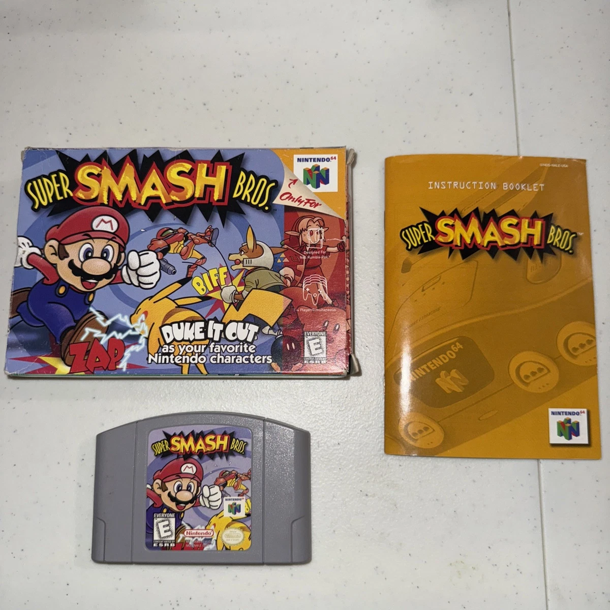 Preços baixos em Super Smash Bros N64 Caixa em jogos de vídeo | eBay