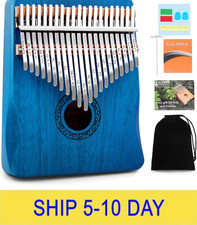 Kalimba Thumb Piano,YUNDIE Portable 21 Keys Mbira Finger Piano with Tune Hammer