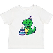 Inktastic T-Rex 1st Birthday Baby T-Shirt Dinosaur First Cute Infant Tees Shower