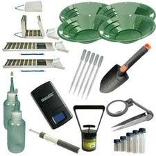 G6SM 50" Folding Aluminum Sluice Box  Gold Pan Kit