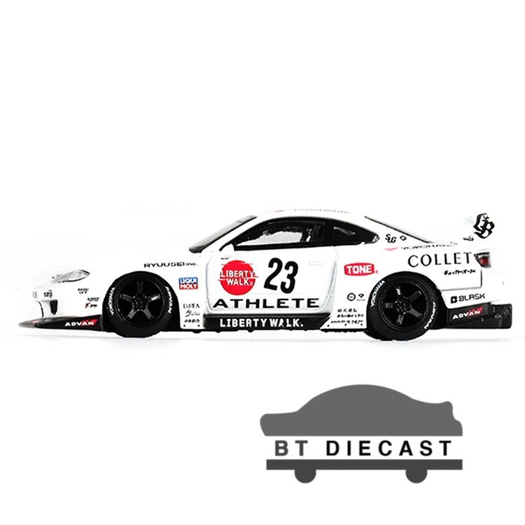 MINI GT LBWK LB-SUPER SILHOUETTE NISSAN S15 SILVIA ATHLETE 1 1/64