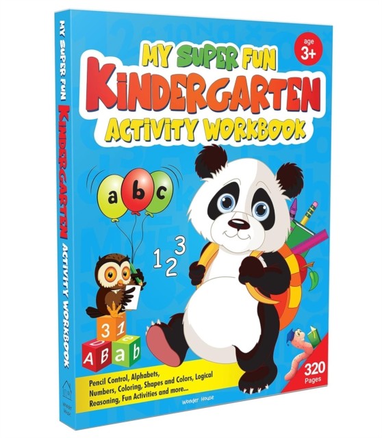 My Super Fun Kindergarten Activity Workbook by Wonder House Books NEW - Image 2