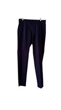 Van Heusen Traveler Dress Pants Mens 30x30 Blue Classic Fit Pleated No Iron New