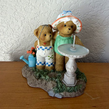 Cherished Teddies Kimberly  Katie Bear Figurine Resin 2008 Garden MPN 4012865